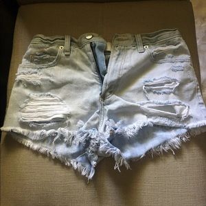 Abercrombie high waisted shorts
